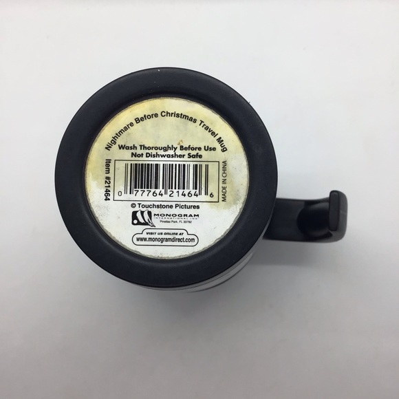 Vintage Nightmare Before Christmas Travel Mug Halloween READ - Picture 4 of 5